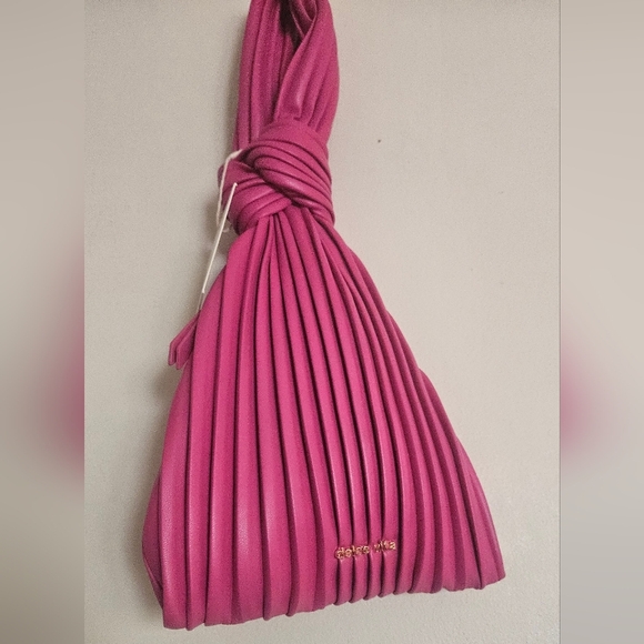 Dolce Vita Carey Pleated Wristlet Pink - Picture 2 of 10